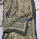 Rüya Tınısı Desen Şal  469-018 - V-21 - Zeytin Yeşili