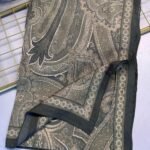 Rüya Tınısı Desen Şal  469-018 - V-3 - Yağ Yeşili