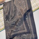 Rüya Tınısı Desen Şal  469-018 - V-6 - Bronz Siyah