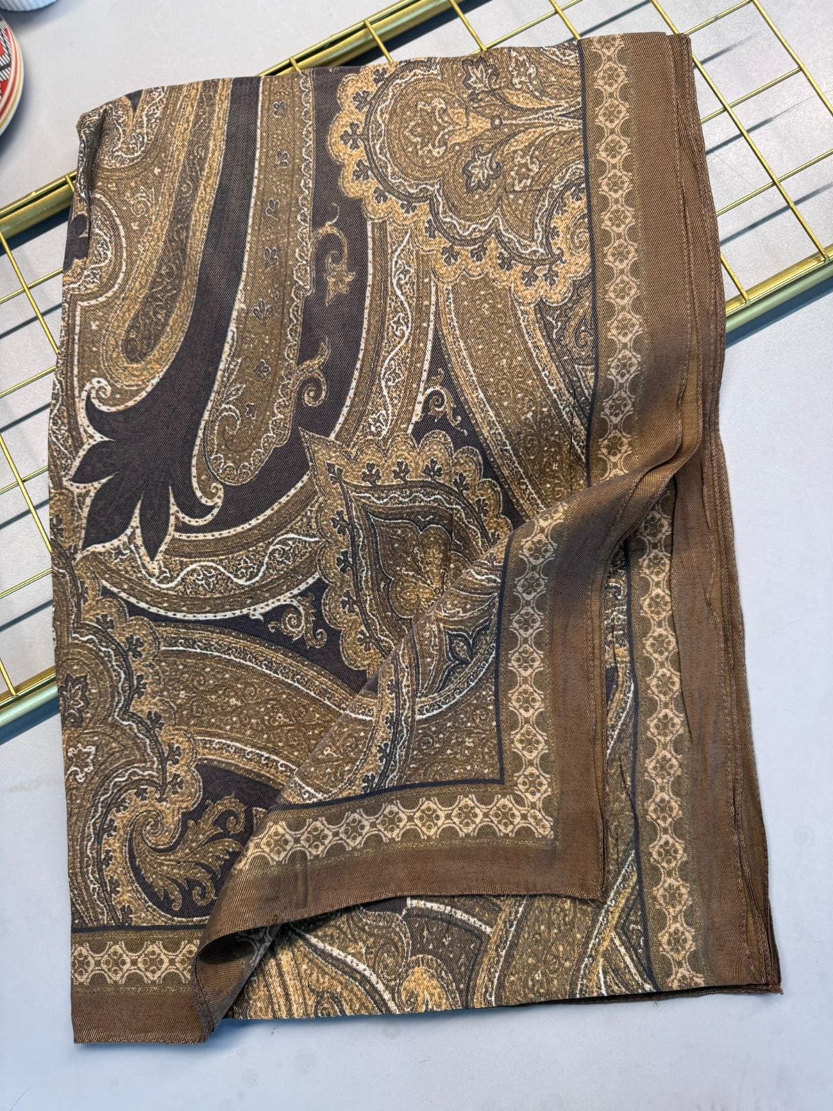 Rüya Tınısı Desen Şal 469-018 - V-8 - Ağaç Kabuğu