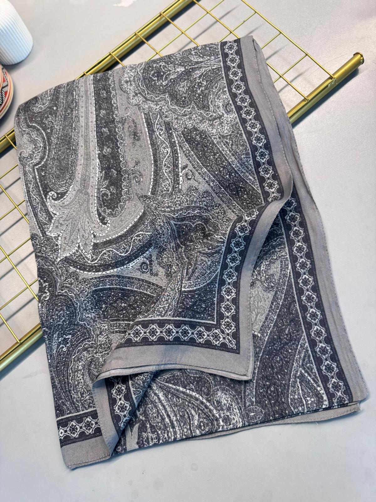 Rüya Tınısı Desen Şal 469-018- V-10 - Gri