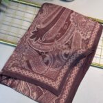 Rüya Tınısı Desen Şal 469-018 - V-2 -  Bordo