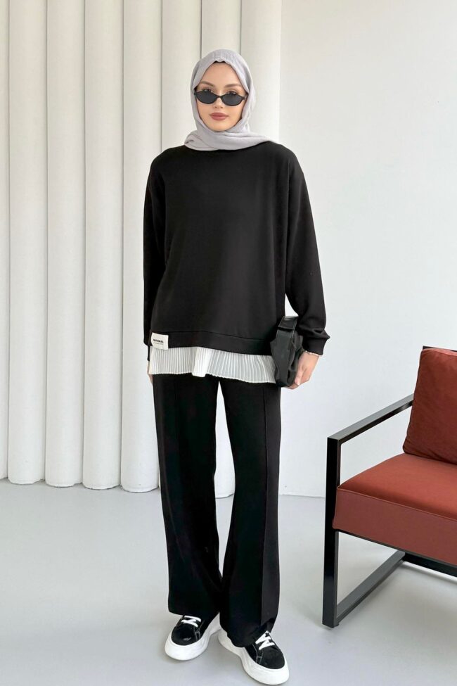 Loliy Oysho İkili Takım TKM100283 – Siyah