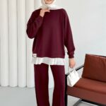 Loliy Oysho İkili Takım TKM100283 – Bordo