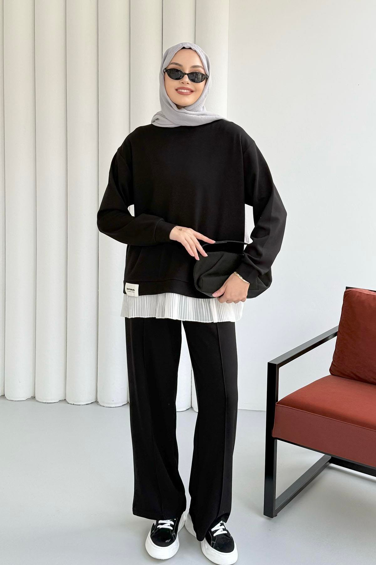 Loliy Oysho İkili Takım TKM100283 – Siyah - Görsel 3