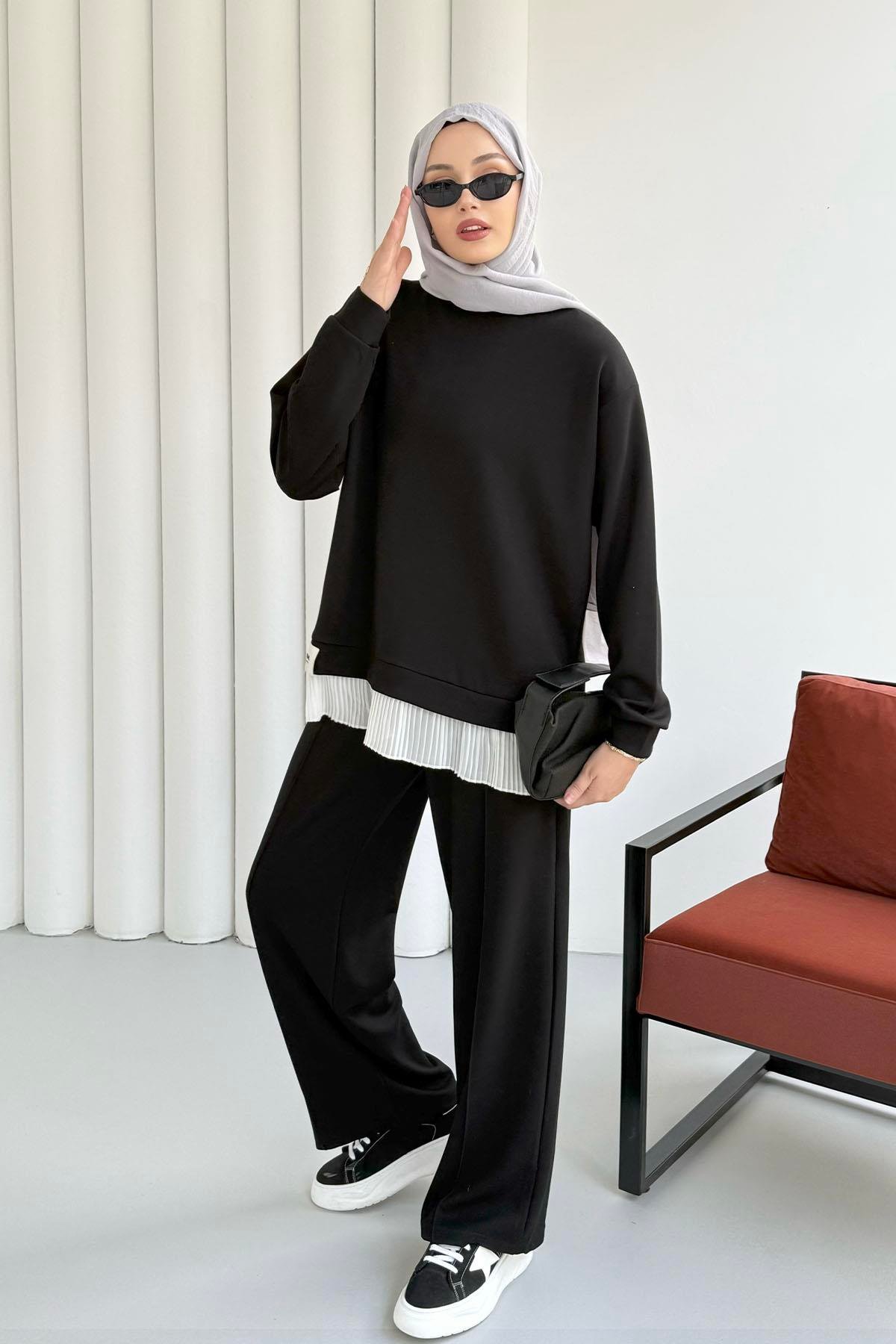 Loliy Oysho İkili Takım TKM100283 – Siyah - Görsel 2