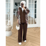Premium Aspera Oysho İkili Takım TK100250 - Kahve