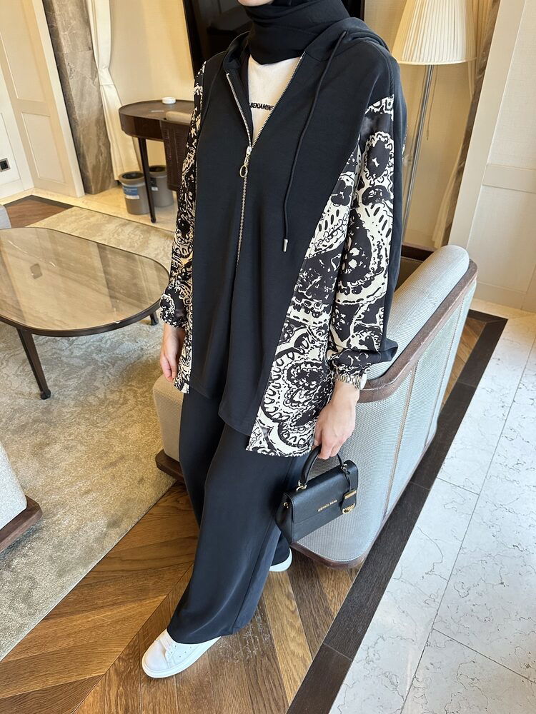 Premium Aspera Oysho İkili Takım TK100250 - Siyah - Görsel 3