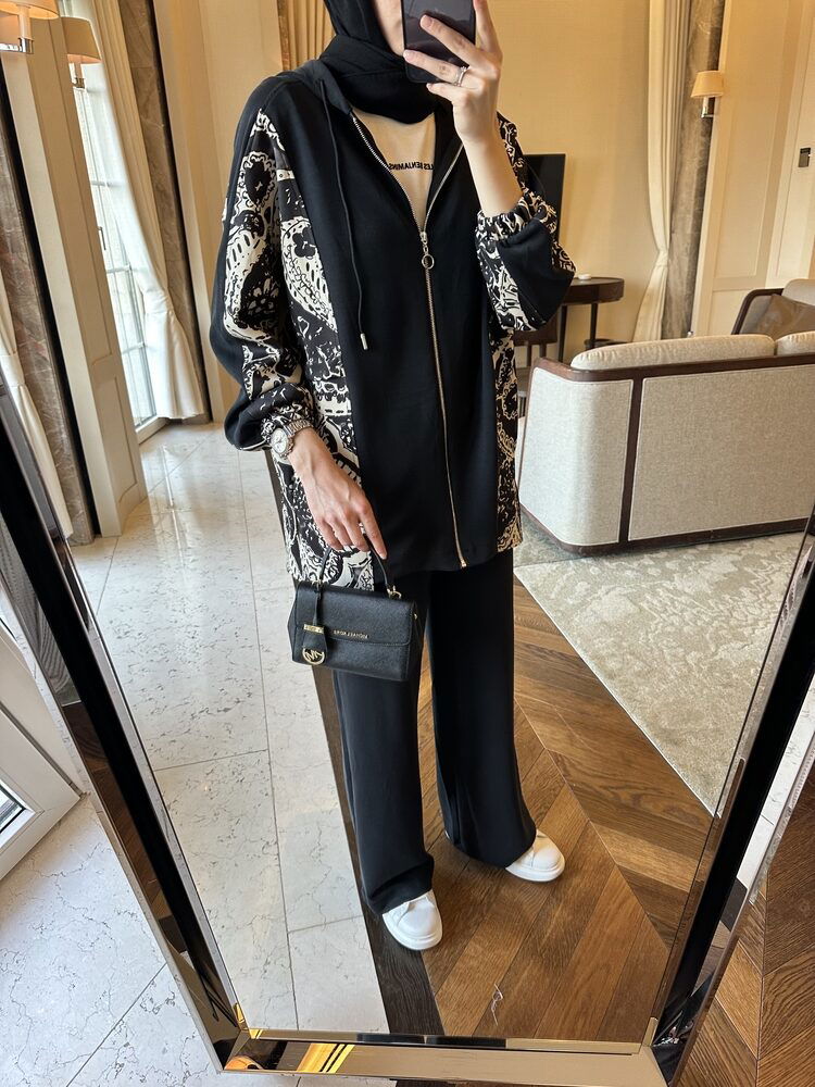 Premium Aspera Oysho İkili Takım TK100250 - Siyah - Görsel 2