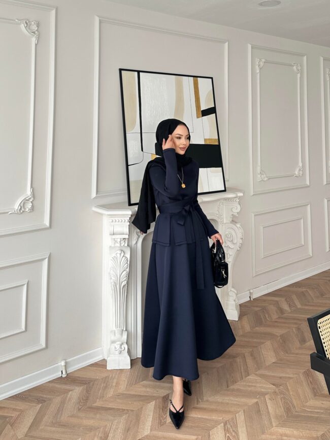 Esla Scuba Etekli Takım(ŞAL HEDİYE) TK100432 - Lacivert