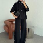 Zaina Oysh Çıtçıt Detay İkili Takım TKM100450 – Siyah