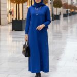 Daniela Trend Elbise ELB100452  – Saks Mavi