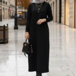 Daniela Trend Elbise ELB100452 – Siyah