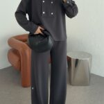 Zaina Oysh Çıtçıt Detay İkili Takım TKM100450 – Füme